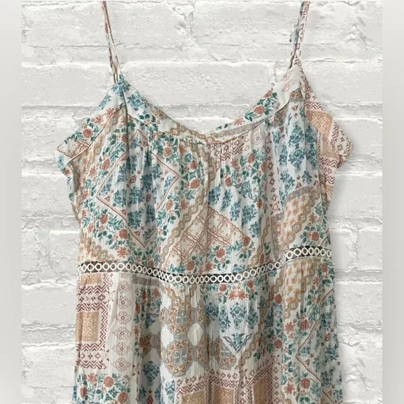 Pink Rose Patchwork Maxi Dress - Picture 3 of 3